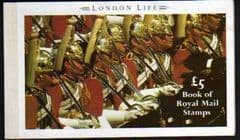 1990 £5.00 ' LONDON LIFE' PRESTIGE BOOKLET (DX11)