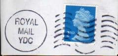 1998 2ND (S/A) 'BRIGHT BLUE'  WITH 'ROYAL MAIL YDC' FINE USED