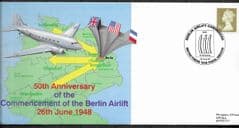 1998 B.F.P.O '50TH ANN 1948 BERLIN AIRLIFT COMMENCED' COVER
