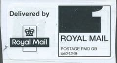 1ST CLASS POSTAGE PAID LABEL ON PAPER  REF: lon24249