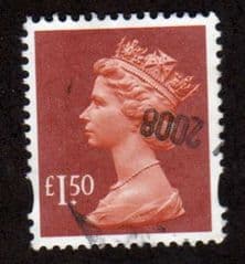 2003  £1.50 'RED BROWN' FINE USED