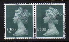 2003 A PAIR OF £2.00 FINE USED
