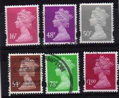 2007 6 X VALUES 16P -£1.00 RUBY.USED