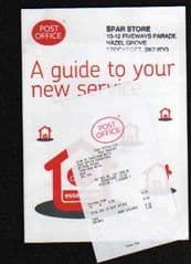 2008 'A GUIDE TO YOUR NEW SERVICE' LEAFLET (PL3584 Aug08)