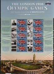 2008 'THE 1908 LONDON OLYMPIC GAMES' SHEET