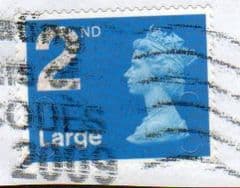 2009 2ND LARGE' SECURITY MACHIN'(OVERPRINT - NO CODES)  FINE USED