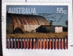 2009 55c(S/A) 'CORRUGATED  LANDSCAPES' FINE USED