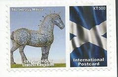 2009  'UNIVERSAL MAIL 'THE HEAVY HORSE'  (INTERNATIONAL POSTCARD) FINE USED