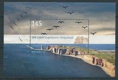 2010 '100TH ANN OF HELGOLAND INSTITUTE' M/S  ( POSTALLY USED) FINE USED*