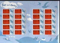 2010 (EUROPE UPTO 20g) 'BUSINESS AND CONSUMER SMILERS' SHEET WITH STU1967 STAMPS LOGO TABS