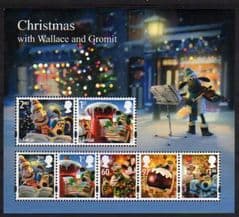 2010 U/M 'WALLACE AND GROMIT CHRISTMAS' M/S