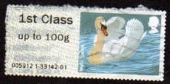 2011 1ST CLASS 'BIRDS III -MUTE SWAN'   FINE USED