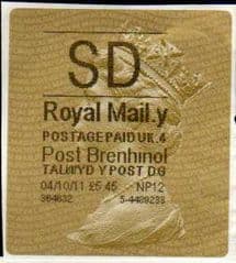 2011 SD ( Y 4) POST BRENHINOL TYPE II WITH NEW CODES