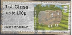 2012 1ST CLASS 'SHEEP- LEICESTER LONGWOOL '(EX TALLENTS HOUSE) FINE USED