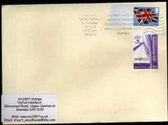 2012 1ST 'UNION FLAG ' POST & GO' BLANK + NEWPORT SCOUT (2012) STAMP FINE USED ON COVER