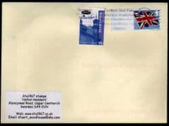 2012 1ST 'UNION FLAG ' POST & GO' BLANK + NEWPORT SCOUT (2012)STAMP FINE USED ON COVER