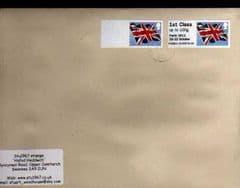 2012 1ST (UPTO 100g)'UNION FLAG (A2) 'PERTH OVERPRINT'+ BLANK ON COVER