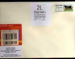 2012 '2L' WELSH WHITE HORIZON AND 1ST 'CATTLE'(TRURO) LABEL ON COVER