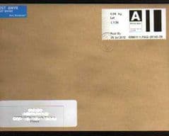 2012 'A' (LETTER RATE) POST & GO (CARDIFF) ON COVER