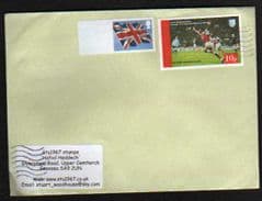 2012 (BLANK) 'UNION FLAG' + 10P 'GAIRSAY'(LOCAL STAMP) ON COVER