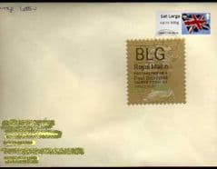 2012 'BLG' ( N 4) WELSH TYPE 1 *RARE LATE USE* + 1ST LARGE 'UNION FLAG' (CARDIFF) ON COVER