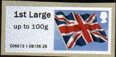 2012 U/M '1ST LARGE (UPTO 100g) 'UNION FLAG' (CARMARTHEN)