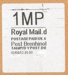 2013 '1MP'(D 4) POST BRENHINOL (NEW SERVICE FROM 2ND APRIL 2013)