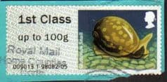 2013 1ST 'FRESHWATER LIFE -GLUTINOUS SNAIL'  FINE USED