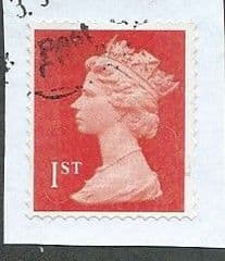 2013 1ST (S/A) 'ROYAL MAIL RED ' (MTIL M13L)  MACHIN 'FORGERY'  FINE USED
