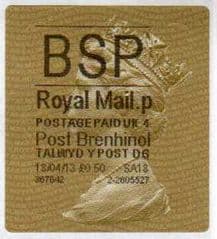 2013 'BSP' (P 4) POST BRENHINOL TYPE II+ CODES (NEW SERVICE FROM 2ND APRIL 2013)