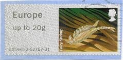2013 EUROPE 20g  'FRESHWATER LIFE -FAIRY SHRIMP'  FINE USED