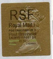 2013 RSF ( i 4)(£1.10) 'POST BRENHINOL' TYPE 2a (NEW SECURITY SLITS)