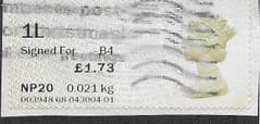 2014 1L SIGNED FOR (B4) '(MA14) (POSTCODED) POST & GO' FINE USED