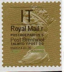 2014 'I.T'( R 5) 'POST BRENHINOL' GOLD PERF  (NEW SERVICE FROM 30 MAR 2014)  VERY LATE USE OF TYPE 1