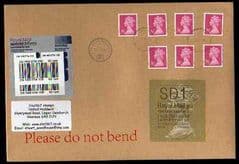 2014 SD1 (Y 4) 'WELSH TYPE 2a' (FIRST DAY OF ISSUE) WITH 76P (M11L) MACHINS ON COVER