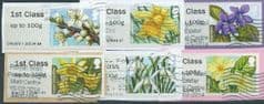 2014 SET 1ST (UP TO 100g)  'FLOWERS (TYPE II) ' (6v)   FINE USED