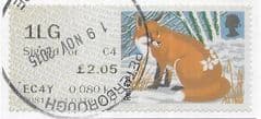 2015 1LG SIGNED FOR (C 4)  'FUR AND FEATHERS - RED FOX'   FINE USED