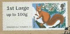 2015 1ST LARGE  'FUR AND FEATHERS - RED SQUIRREL '  FINE USED