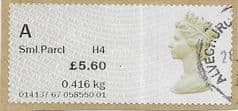 2015 'A' SML PARCL (H4) ' (MA15) POST & GO' FINE USED