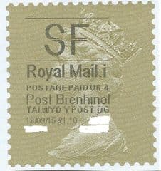 2015 'SF'( I 4) 'POST BRENHINOL' GOLD PERF TYPE 1  (NEW SERVICE FROM 2015?)