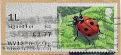2016 1L SIGNED FOR (B 4) 'LADYBIRDS -SEVEN SPOT LADYBIRD' (POSTCODED) FINE USED