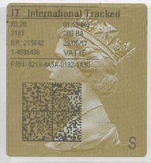 2017 ITS: INTERNATIONAL TRACKED  (R5) TYPE 4 PRINTING ON GOLD TYPE 3 LABEL