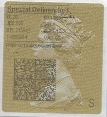 2017 SD1 (Y 5) TYPE 4 PRINTING ON GOLD TYPE 2a LABEL