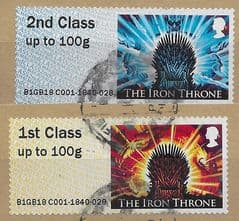 2018 (SET) 'GAME OF THRONES' (2v) (EX TALLENTS HOUSE) FINE USED
