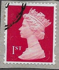 2019 1ST (S/A) 'BRIGHT SCARLET' (MTIL (M19L) FORGERY FINE USED