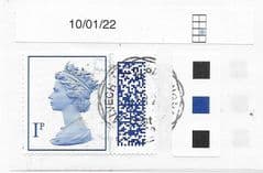 2022 1P (S/A)'SAPPHIRE BLUE'  (DATE, GRID AND T/L TAGS) FINE USED