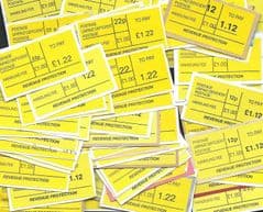 50X 'REVENUE PROTECTION '  (TO PAY) LABELS  BARGAIN £4.00