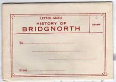 LETTER GUIDE TO THE HISTORY OF BRIDGNORTH