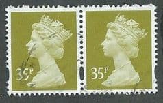 PAIR OF 35P 'YELLOW OLIVE' (CB)  FINE USED