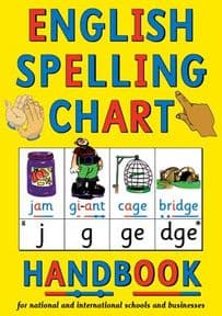 S-76 English Spelling Chart Handbook (size A5, 8-pages, for older Individuals)